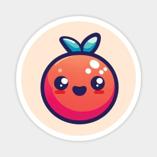 Cute Smiley Tomato Emoji Magnet